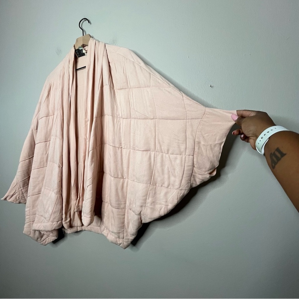 Anthropologie Saturday Sunday Pink Cardigan Kimono Jacket - Picture 9 of 10